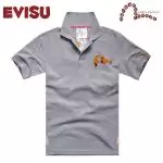 evisu coton tee shirt hommes 2019U tendance japan poisson rouge gris